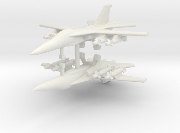 1/285 F-111E Aardvark (x2) in White Natural Versatile Plastic