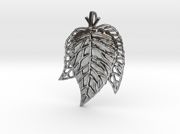Leaves Trio in Polished Silver