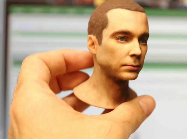 Jim Parsons - Sheldon Cooper from The Big Bang The in Full Color Sandstone