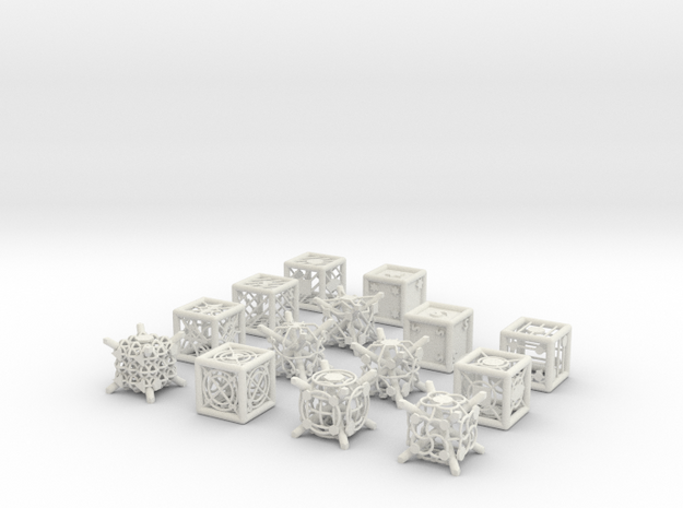 Grid Die All Pack 10 of 13 in White Natural Versatile Plastic