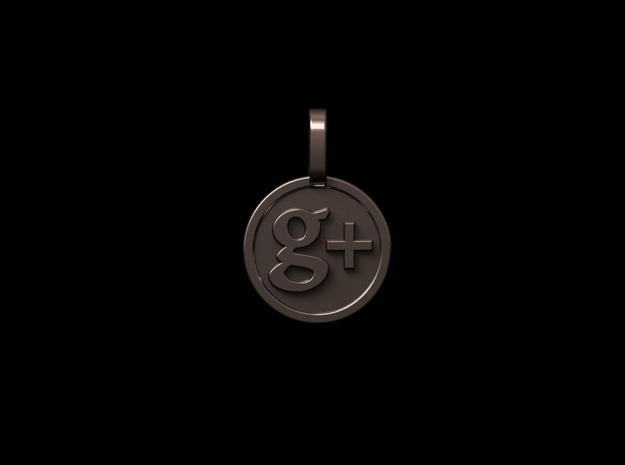 G+ pendant in Polished Silver