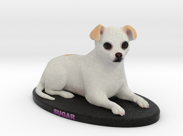 Custom Dog Figurine - Sugar in Full Color Sandstone