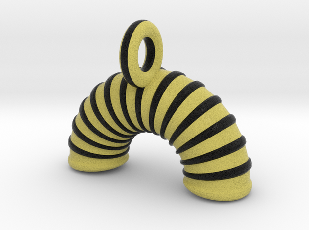 Agility Tunnel Pendant (Yellow Version) in Full Color Sandstone
