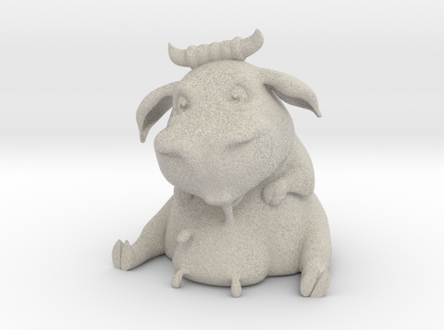 Olga the Thirsty Cow in Natural Sandstone