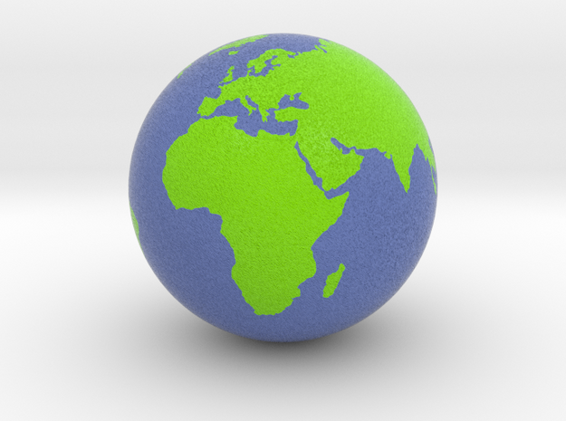 Globe in Full Color Sandstone