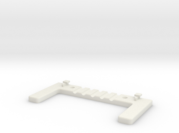 Wall Mount For ASUS Router - Vented in White Natural Versatile Plastic