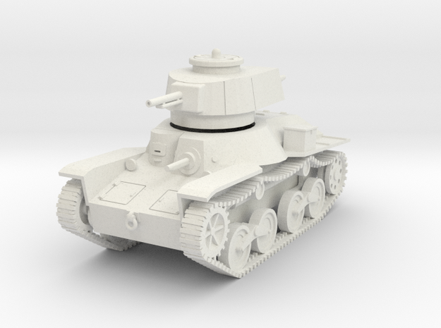 PV49A Type 4 Ke Nu Light Tank (28mm) in White Natural Versatile Plastic