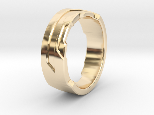 Ring Size V in 14K Yellow Gold