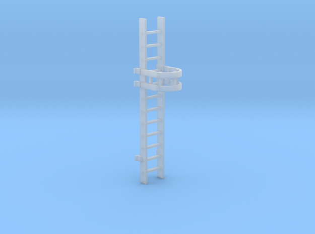 'HO Scale' - 10' Caged Ladder in Tan Fine Detail Plastic