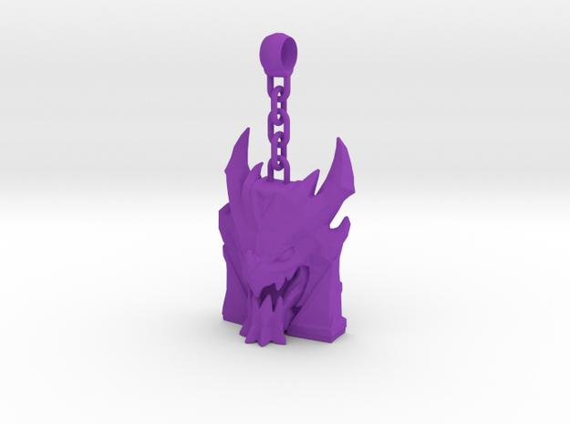 Braum - Dragonslayer Keychain - 49mm in Purple Processed Versatile Plastic