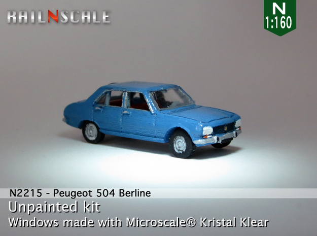 Peugeot 504 (N 1:160) in Tan Fine Detail Plastic