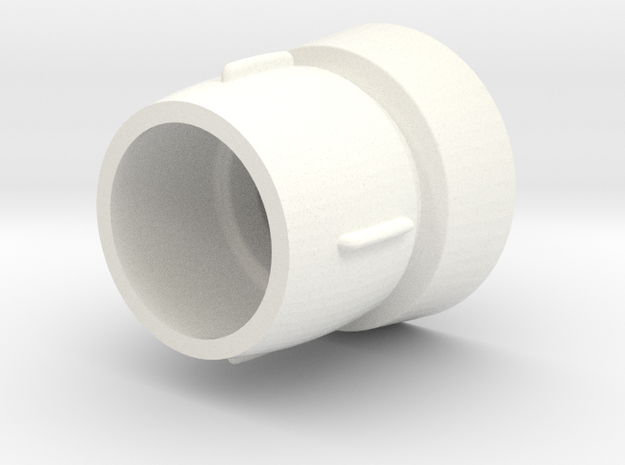 Hovi Mic Tip Scaled 0.8 in White Processed Versatile Plastic