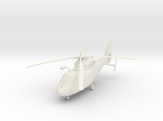 Helicopter in White Natural Versatile Plastic