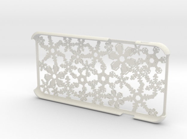 Snowflake iPhone6 4.7inch case  in White Natural Versatile Plastic