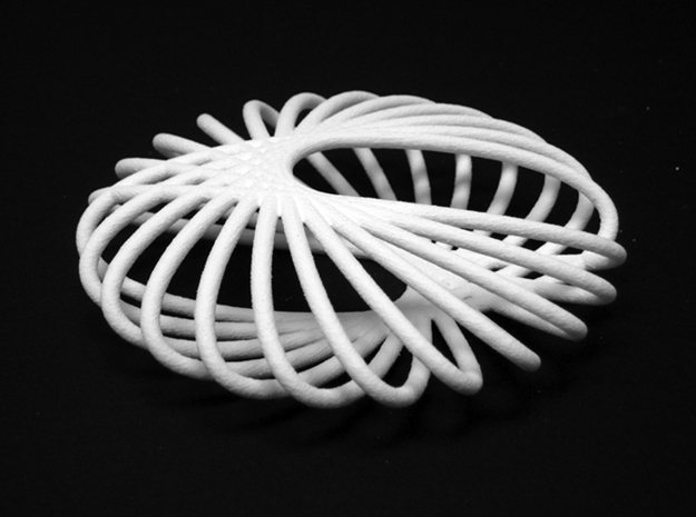 elipsed pendant in White Natural Versatile Plastic