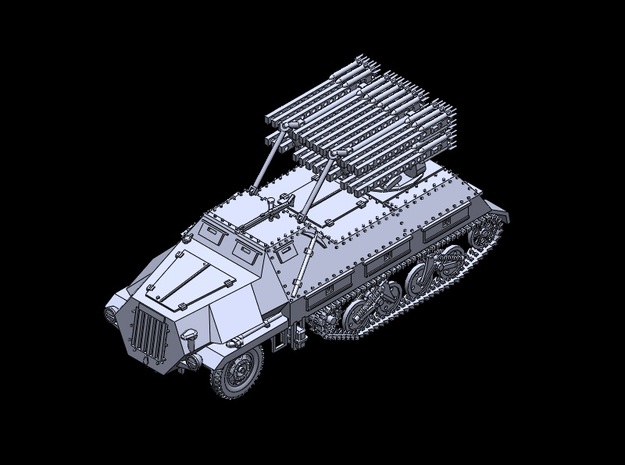 1/144 sd.kfz.4/1 8cm Panzerwerfer 42 in Smooth Fine Detail Plastic