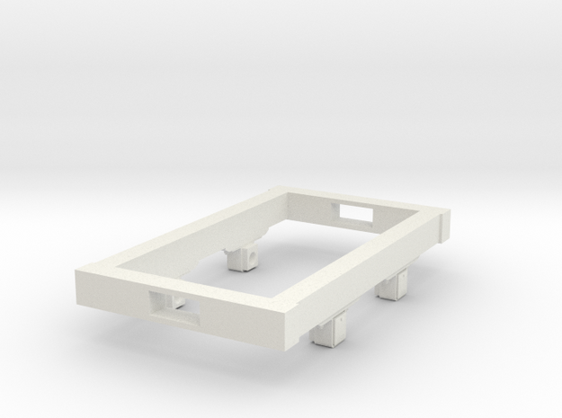Gn15 small 5ft wagon chassis in White Natural Versatile Plastic