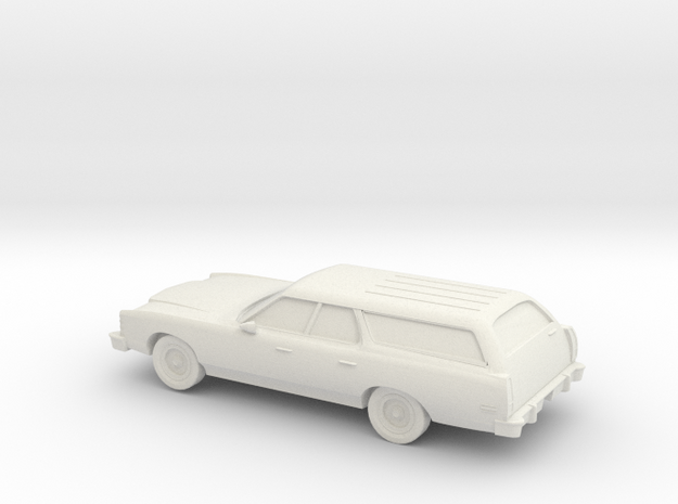 1/87 1977 Ford Country-Squire in White Natural Versatile Plastic