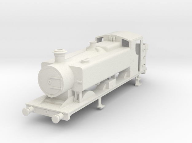 00 scale body for 94xx Pannier tank. in White Natural Versatile Plastic