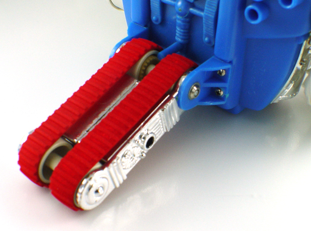 Mego Micronaut Biotron Treads (For Static Display) in Red Processed Versatile Plastic