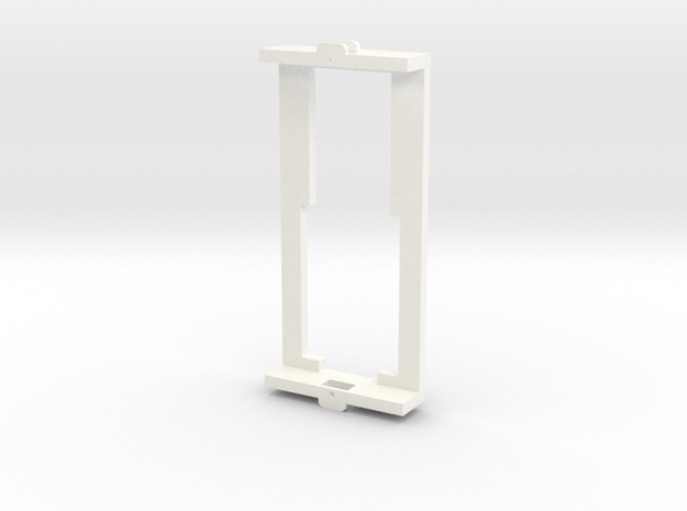Bachmann frame adapter in White Processed Versatile Plastic
