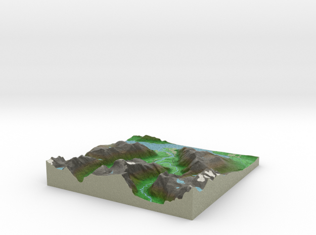 Terrafab generated model Sat Dec 20 2014 03:08:49  in Full Color Sandstone