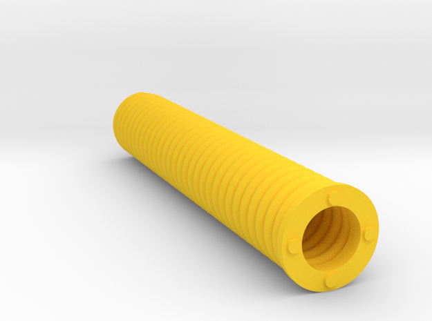 Key Handle Spring (3 of 9) in Yellow Processed Versatile Plastic