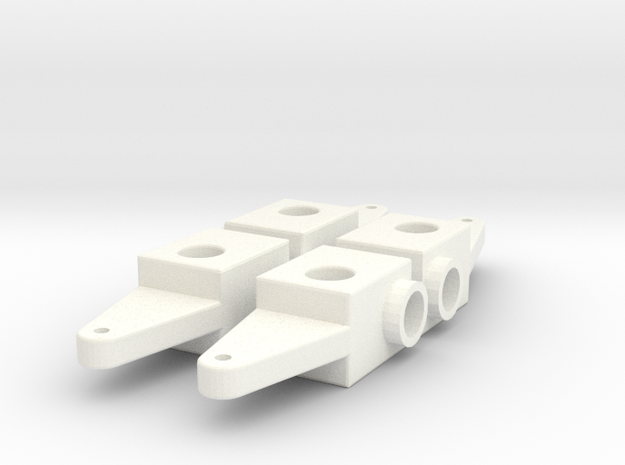 Custom Spindle #1 in White Processed Versatile Plastic