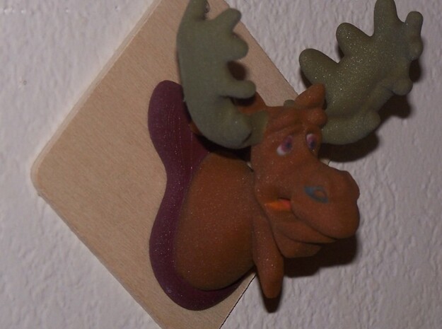 Bull Moose in Full Color Sandstone