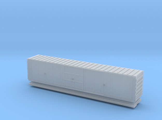 Hy Cube Box Car - Zscale in Tan Fine Detail Plastic