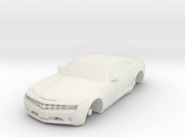 ~ 1/87 HO Camaro-Highway-Patrol-v1-body-hollow (re in White Natural Versatile Plastic