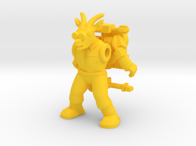 Angon Ghoatbuster Figure (plastic) in Yellow Processed Versatile Plastic
