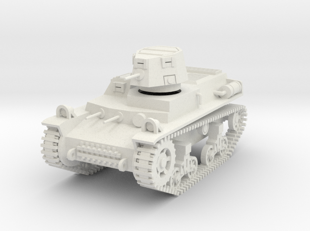 PV58A T14 Light Tank (28mm) in White Natural Versatile Plastic