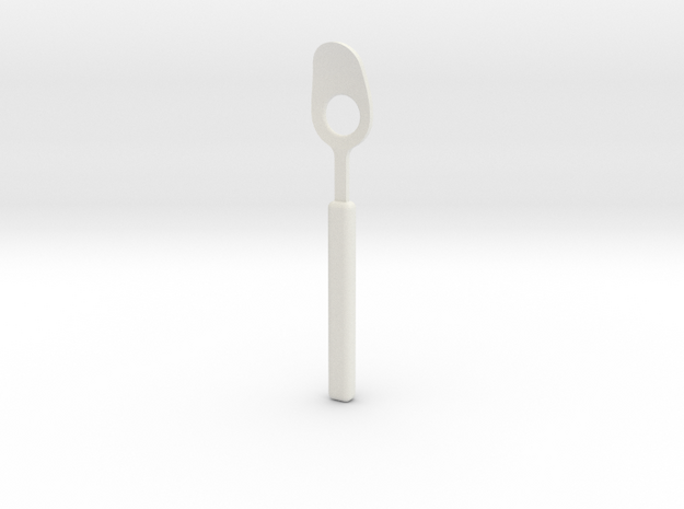 Spoon - Innovation vs. Utility in White Natural Versatile Plastic