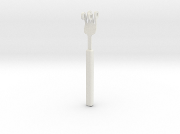 Fork - Innovation vs. Utility in White Natural Versatile Plastic