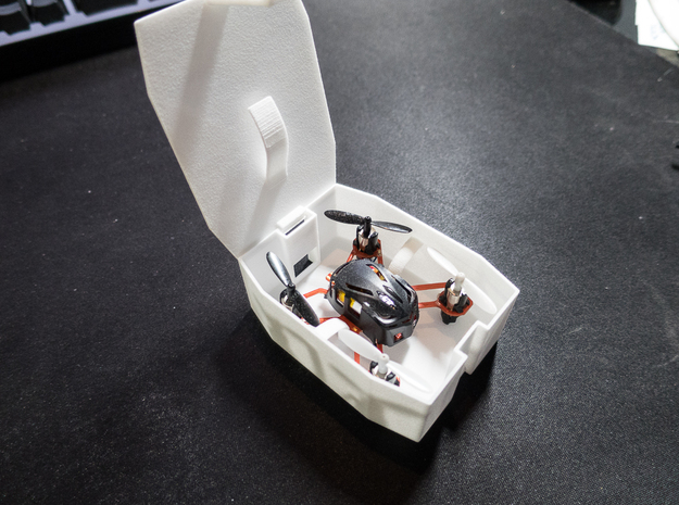 Estes Proto X Nano Quadcopter Carrying Case in White Natural Versatile Plastic
