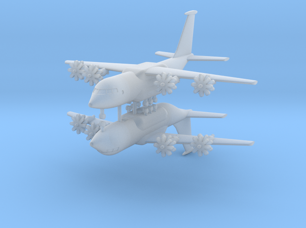 1/600 Antonov An-70 (x2) in Tan Fine Detail Plastic