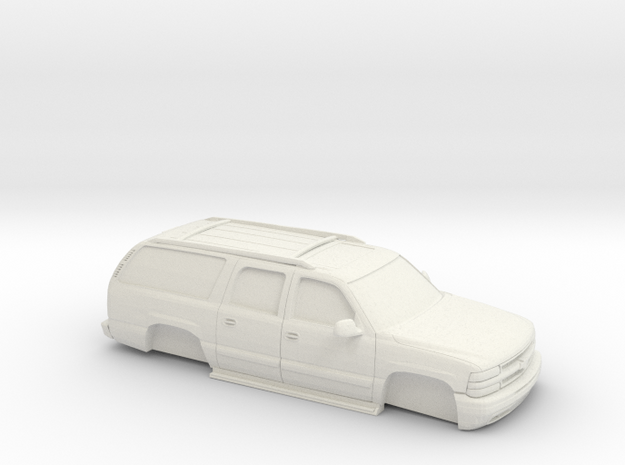 1/87 2000 Chevrolet Suburban  in White Natural Versatile Plastic