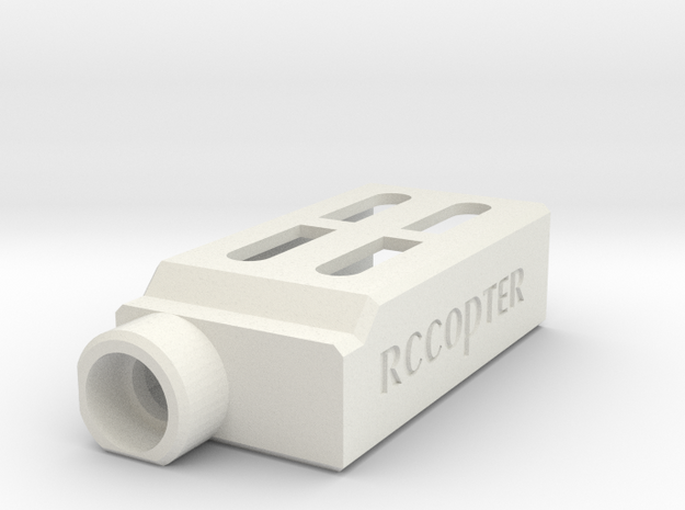 ImmersionRC 600mw Protection Case in White Natural Versatile Plastic