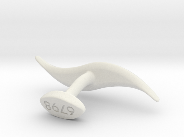 Trophy 150mm (6in) in White Natural Versatile Plastic