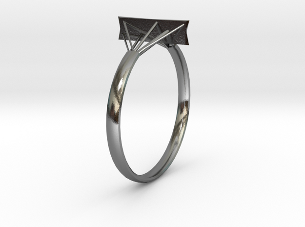 Suspension Ring in Polished Silver