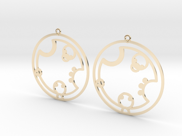 Charlotte - Earrings - Series 1 in 14K Yellow Gold