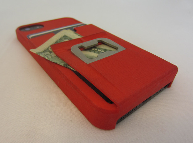 iphone 5 tank case with bottle opener, clip, walle