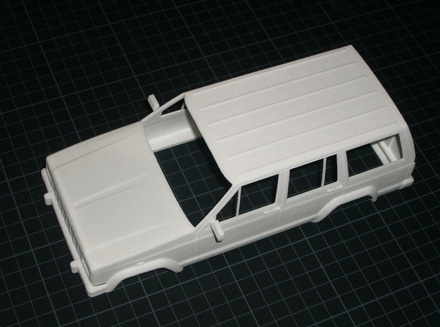 JeepCherokee 1:20 in White Natural Versatile Plastic