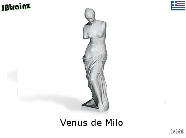 Venus de Milo (1:160) in Tan Fine Detail Plastic