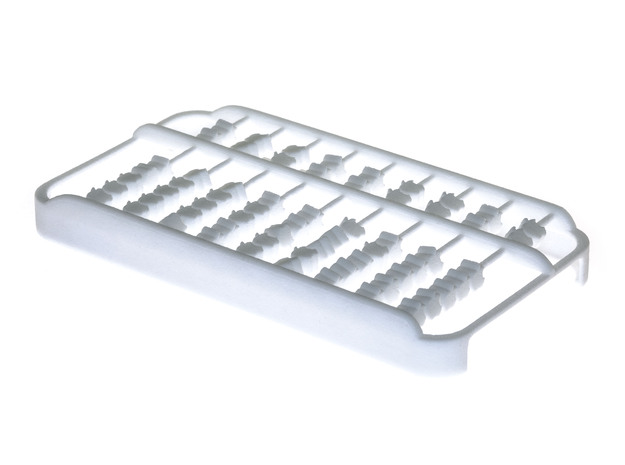 Abacus iPhone 4 / 4s Case in White Processed Versatile Plastic