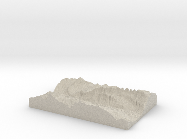 Model of Quinten in Natural Sandstone