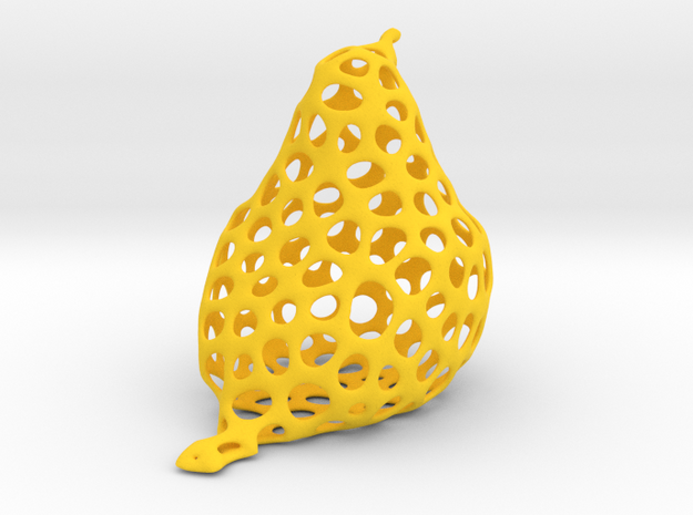 CheekyChi - Chubby Bird in Yellow Processed Versatile Plastic