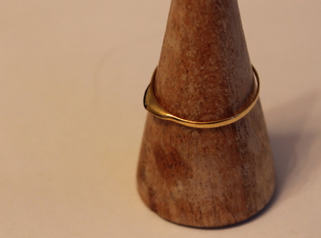 Edge Ring US Size 7 UK Size O in 18K Gold Plated