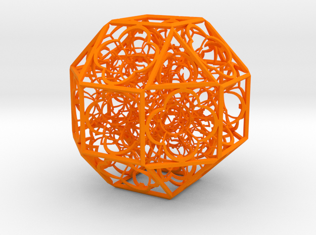 Hyper Geometry BB2 100mm Plastic in Orange Processed Versatile Plastic